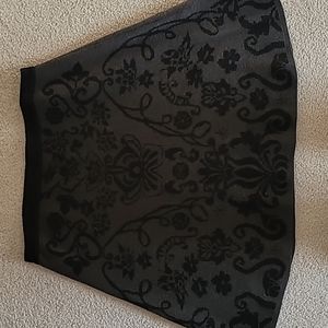 Black Knit Skirt